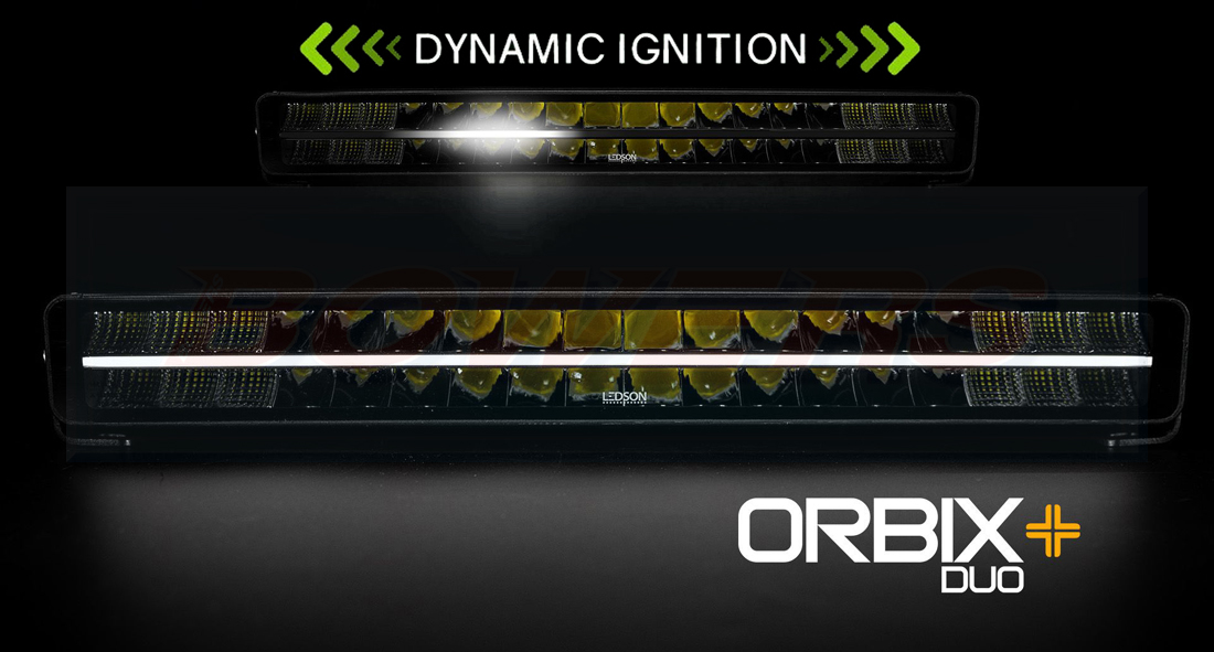 Ledson Orbix+ DUO 31" LED Light Bar With Dynamic White or Amber